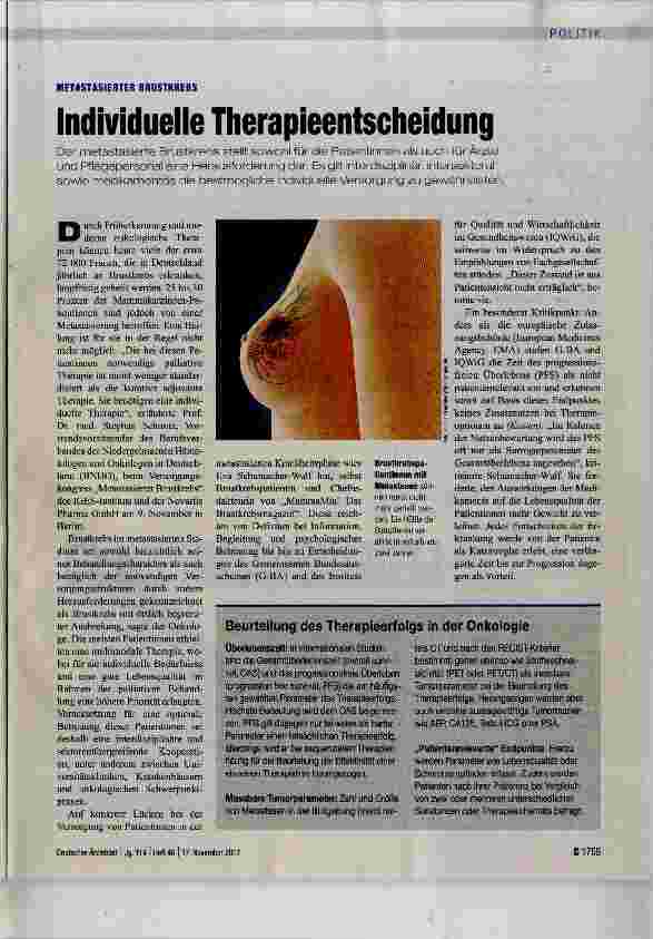 Vorschauseite 1: Individuelle Therapieentscheidung