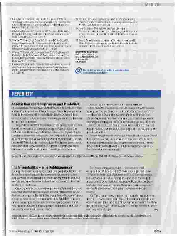 Vorschauseite 6: Transfusionsassoziierte akute Lungeninsuffizienz