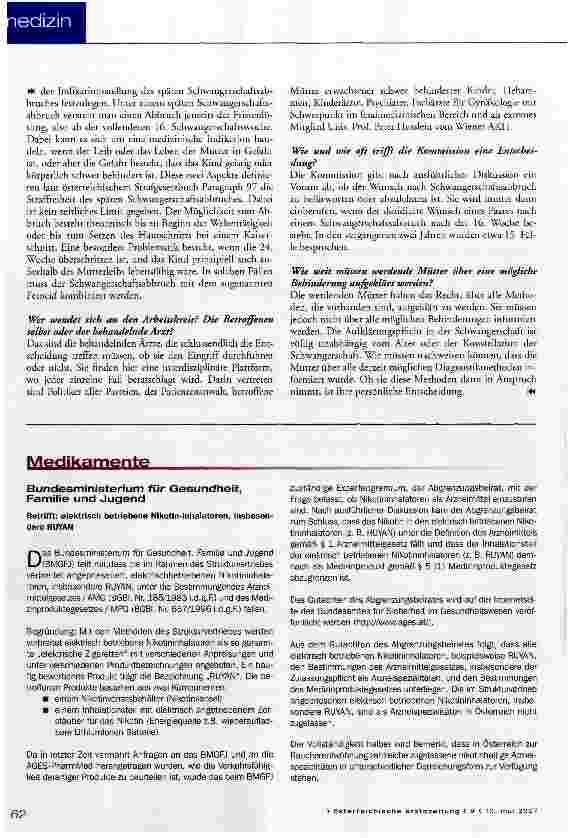 Vorschauseite 3: Rasterfahndung nach behindertem Leben?