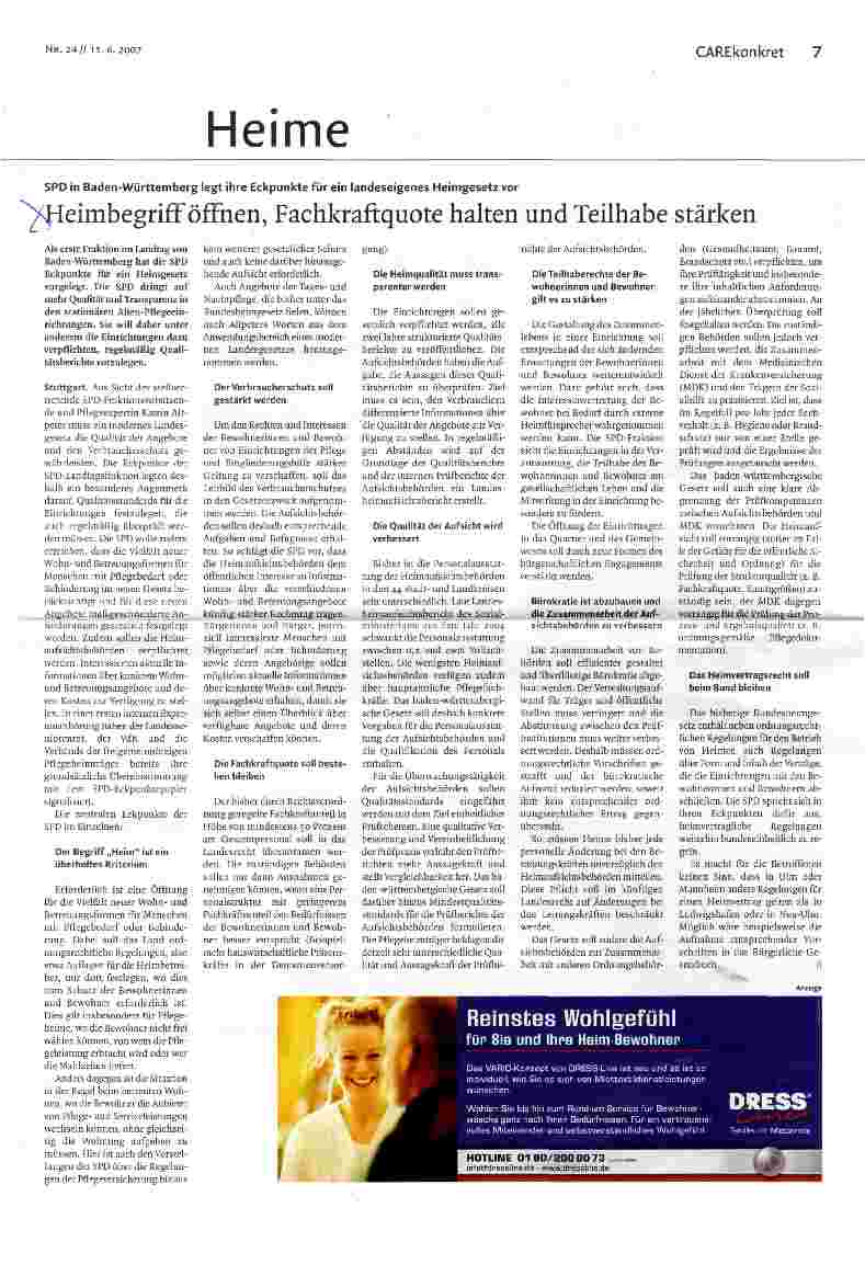 Vorschauseite 1: Heimbegriff öffnen, Fachkraftquote halten und Teilhabe stärken