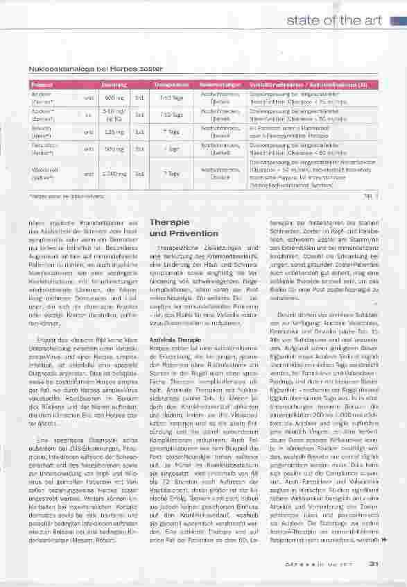 Vorschauseite 5: Herpes zoster