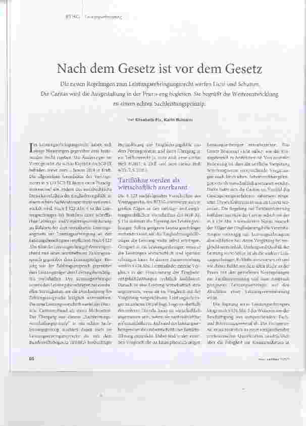 Vorschauseite 1: Nach dem Gesetz ist vor dem Gesetz