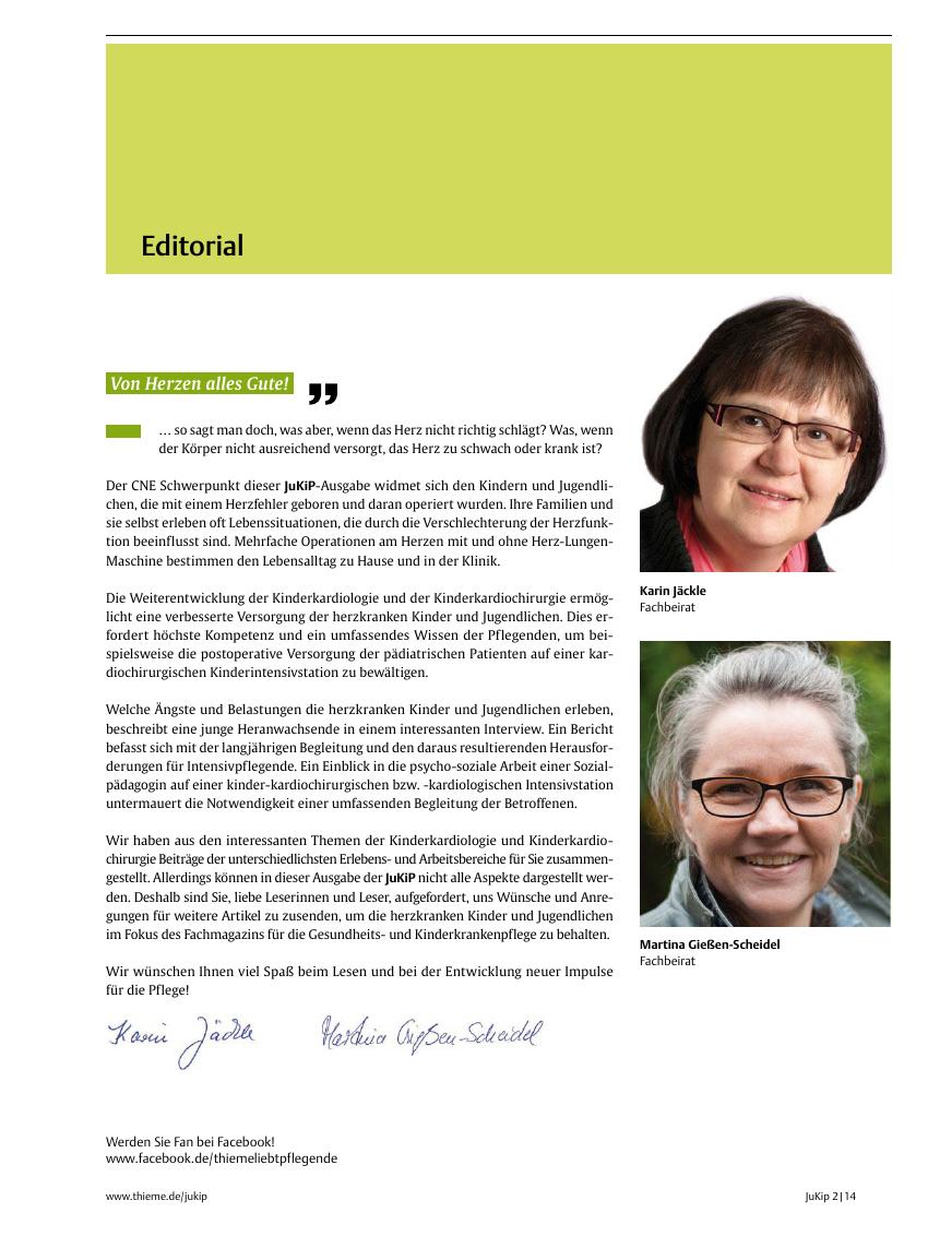 Vorschauseite 1: Editorial