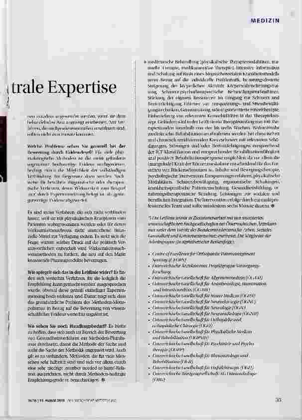 Vorschauseite 4: Neue Leitlinie veröffentlichen