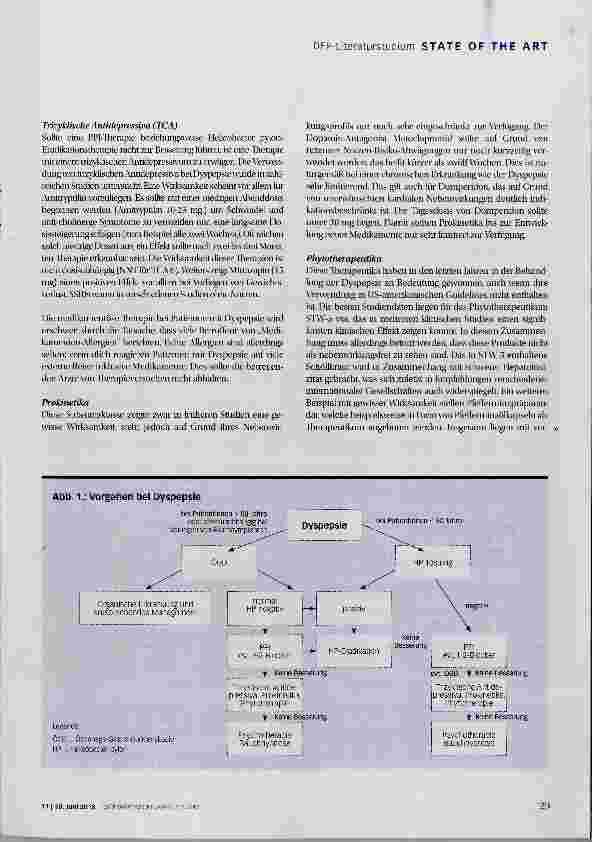 Vorschauseite 6: Management der funktionellen Dyspepsie