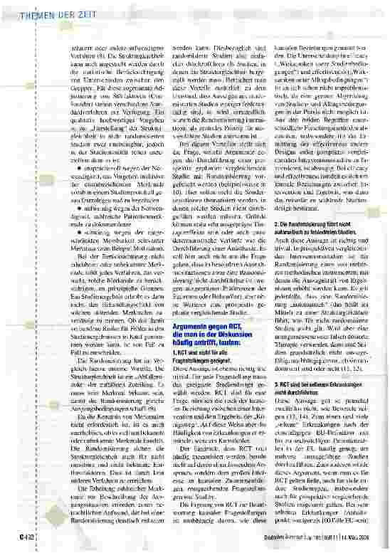 Vorschauseite 2: Kritische Evaluation ist ein Wesensmerkmal ärztlichen Handelns