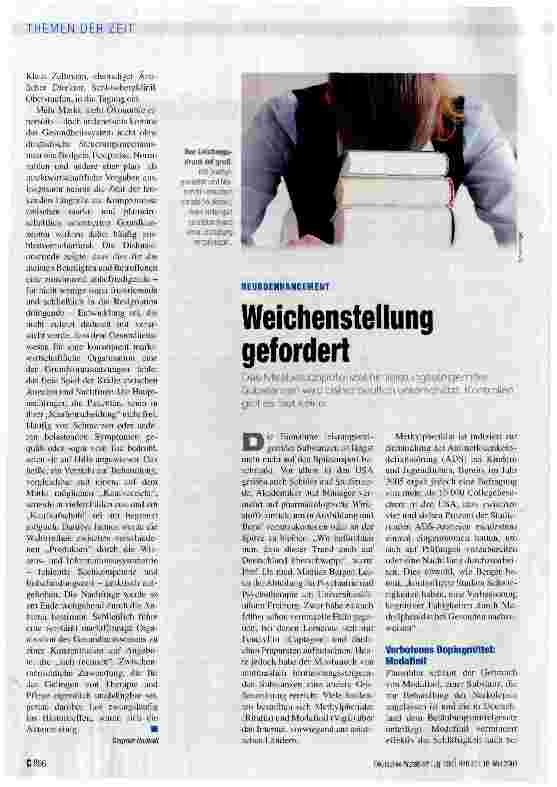 Vorschauseite 2: Markt auf Kosten von Zuwendung