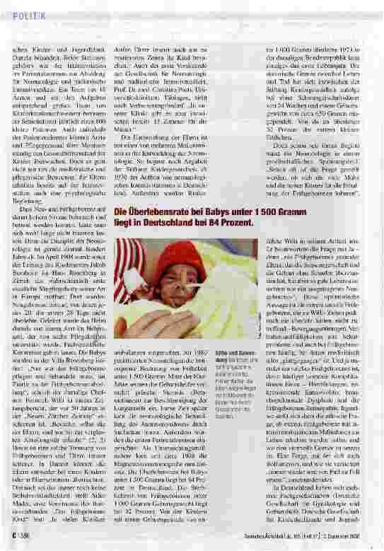 Vorschauseite 2: Eine „Handvoll Mensch