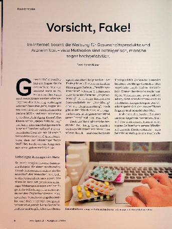 Vorschauseite 1: Vorsicht, Fake!