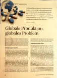 Vorschauseite 1: Global Produktion, globales Problem