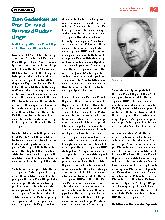 Vorschauseite 1: Zum Gedenken an Prof. Dr. med. Reinhold Rudolf Unger.