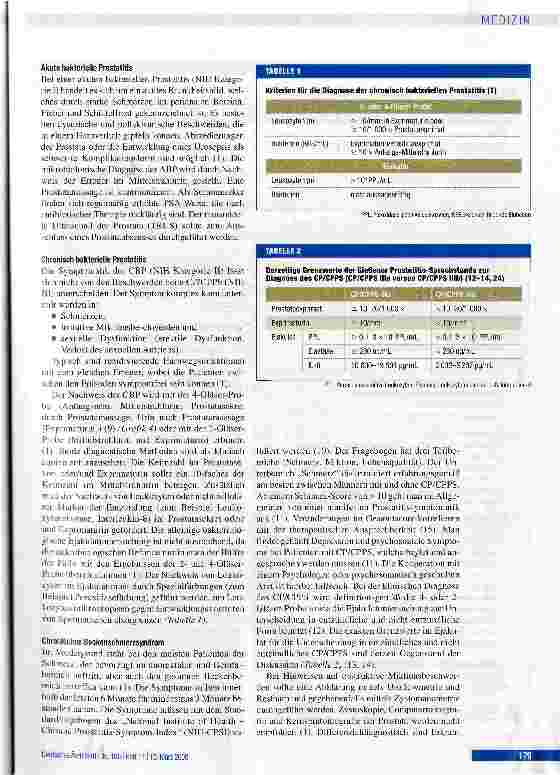 Vorschauseite 5: Prostatitis und männliches Beckenschmerzsyndrom