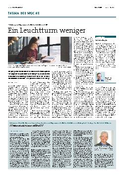Vorschauseite 1: Ein Leuchtturm weniger