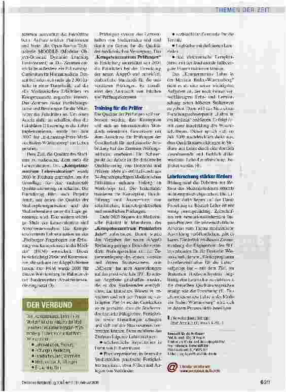 Vorschauseite 2: Die Qualität der Lehre nicht dem Zufall überlassen