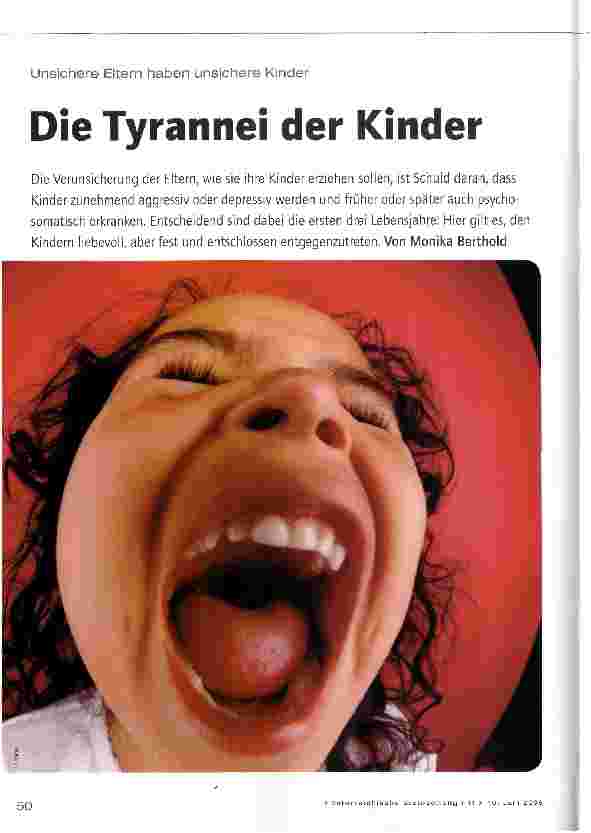 Vorschauseite 1: Die Tyrannei der Kinder