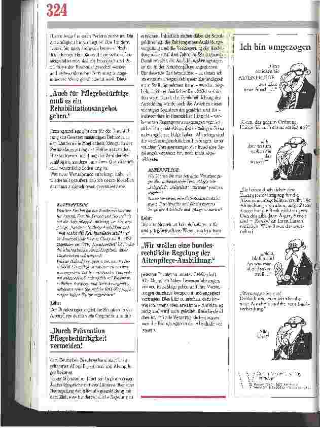 Vorschauseite 3: ALTENPFLEGE-Leseraktion Was tun, Frau Lehr? : Die Situation der Pflegenden verbessern!