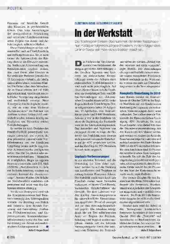 Vorschauseite 1: In der Werkstatt