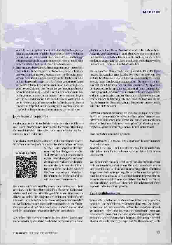 Vorschauseite 4: Reiseimpfungen mit spezieller Indikation