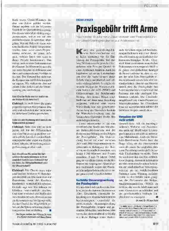 Vorschauseite 3: „Wir können uns keine Klinik leisten, die nicht den besten gehört