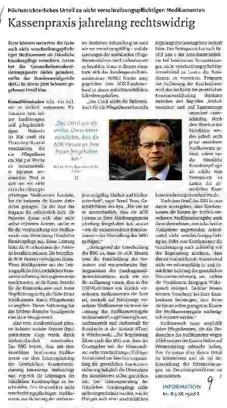 Vorschauseite 1: Kassenpraxis jahrelang rechtswidrig