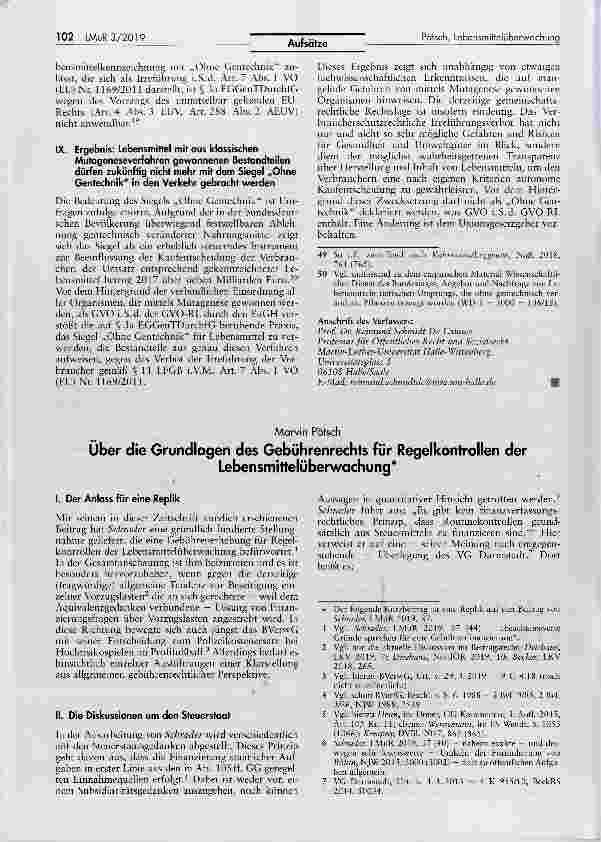 Vorschauseite 6: Ohne Gentechnik-Siegel als Irreführung des Verbrauchers