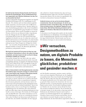 Vorschauseite 2: " Wer Medizin studiert, hört nichts von Design Thinking "