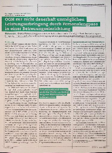 Vorschauseite 5: Zwangsbehandlung in der Betreuungseinrichtung