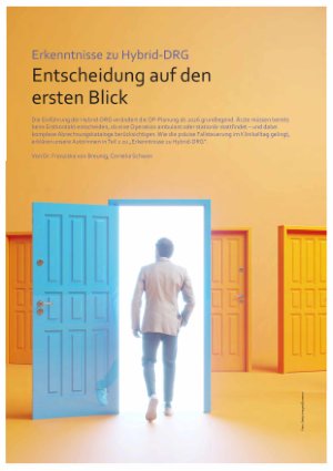 Vorschauseite 1: Erkenntnisse zu Hybrid-DRG Entscheidung auf den ersten Blick
