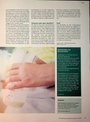 Vorschauseite 2: Stillen und arbeiten - funktioniert das?