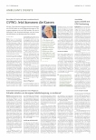 Vorschauseite 1: Corrected text: GVWG: Jetzt kommen die Kassen Querschläger bei Einzelverhandlungen im ambulanten Bereich.