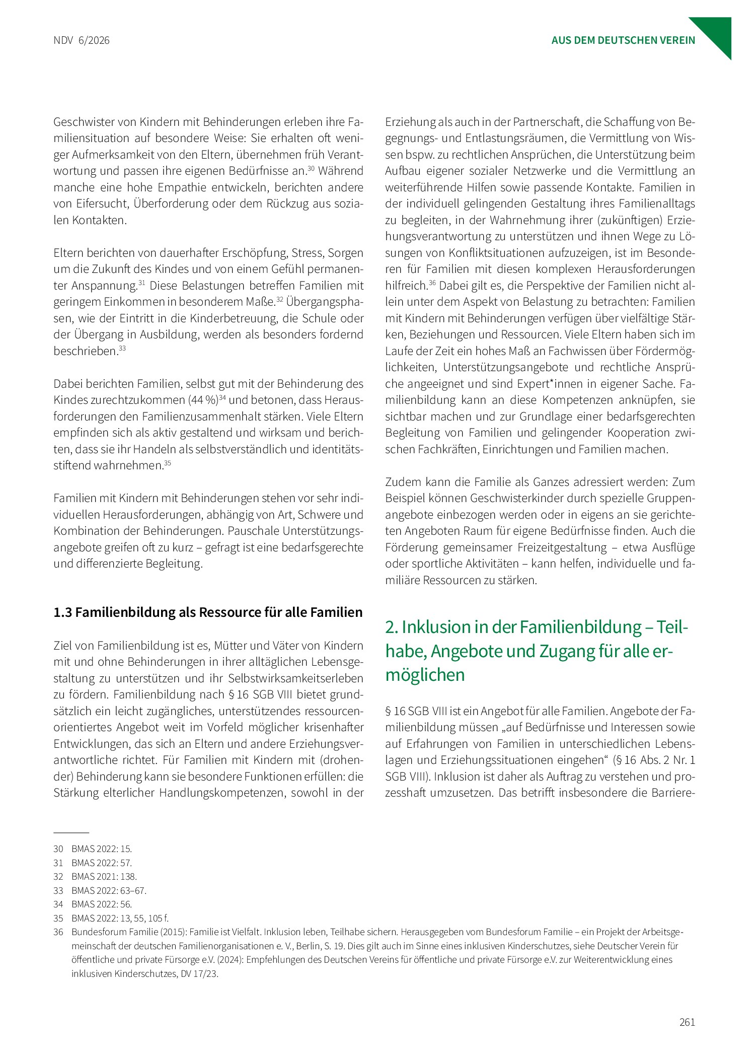 Vorschauseite 5: Familien mit Kindern mit Behinderungen stärken: Empfehlungen des Deutschen Vereins für eine inklusive Familienbildung