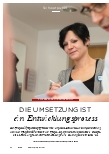 Vorschauseite 1: Die Umsetzung ist ein Entwicklungsprozess.