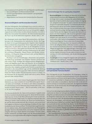 Vorschauseite 2: Über das Unsagbare sprechen Gespräche über spirituelle Bedürfnisse durch Pflegende