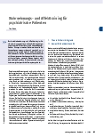 Vorschauseite 1: Wahrnehmungsund Affekttraining für psychiatrische Patienten