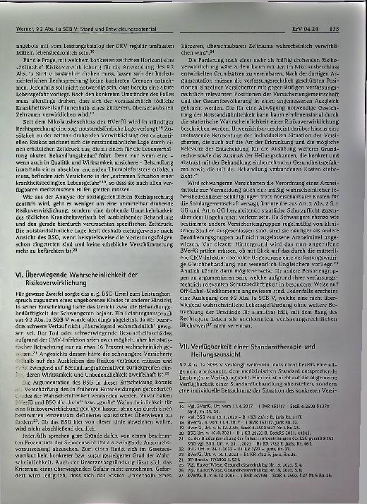 Vorschauseite 3: § 2 Abs. 1a SGB V im Lichte der sozialgerichtlichen Rechtsprechung: Stand und Entwicklungspotenzial