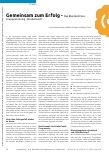 Vorschauseite 1: Gemeinsam zum Erfolg - Das Blended-Care-Gruppentraining „StrokeCoach“