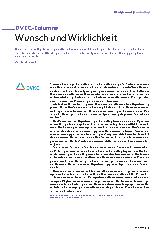 Vorschauseite 1: Wunsch und Wirklichkeit