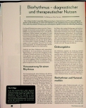 Vorschauseite 1: Biorhythmus - diagnostischer und therapeutischer Nutzen