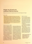 Vorschauseite 1: Angst ist Ausdruck unseres Menschseins. Ressourcenorientierte Vorgehensweisen für den Umgang mit Angst.