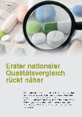 Vorschauseite 1: Erster nationaler Qualitätsvergleich rückt näher.