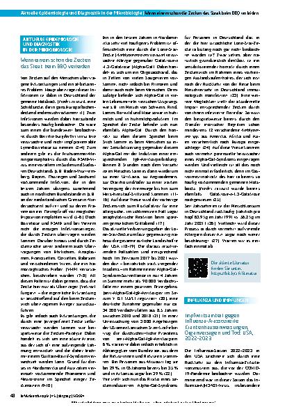 Vorschauseite 1: Aktuelle Epidemiologie und Diagnostik in der Mikrobiologie