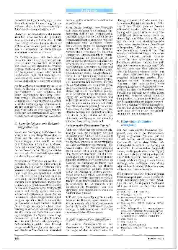 Vorschauseite 4: Psychiatrische Patientenverfügung nach dem 3. Betreuungsrechtsänderungsgesetz