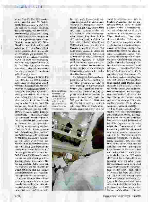 Vorschauseite 2: Gesundheit für alle -aber ohne Personal?