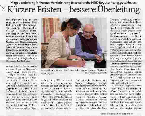 Vorschauseite 1: Kürzere Fristen - bessere Überleitung