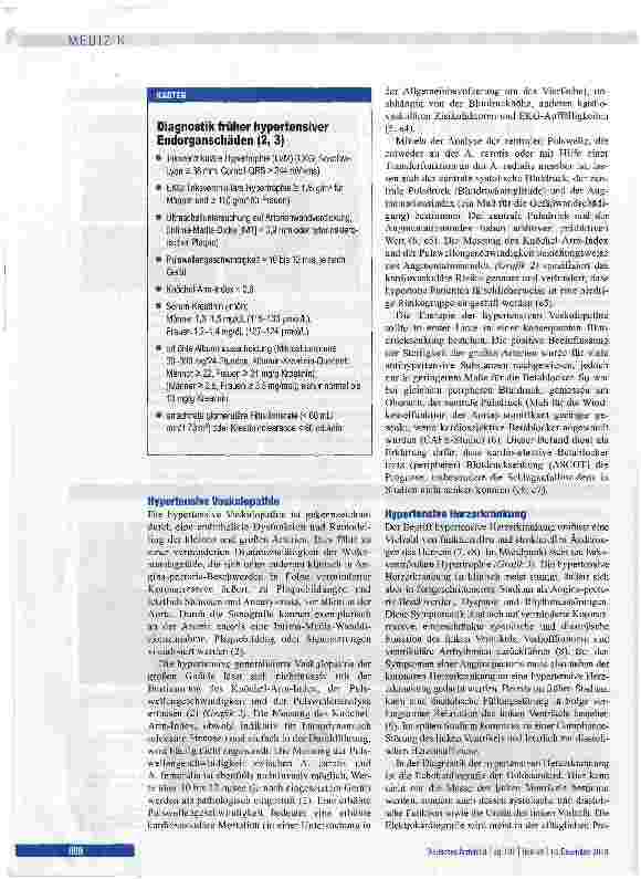 Vorschauseite 3: Hypertoniebedingte Endorganschäden