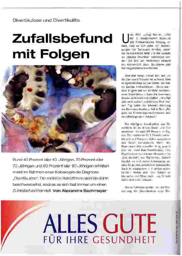 Vorschauseite 1: Zufallsbefund mit Folgen
