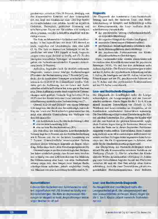 Vorschauseite 3: Diagnostik und Therapie der Lese-Rechtschreib-Störung