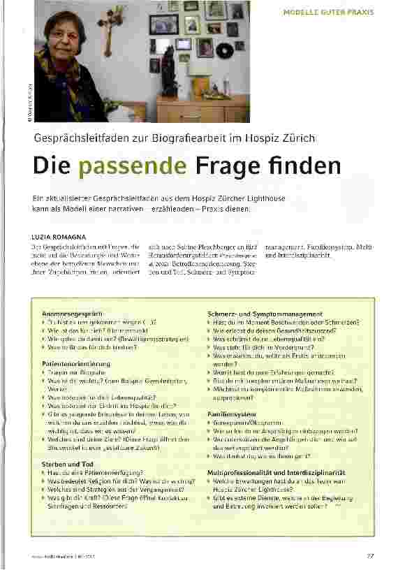Vorschauseite 1: Die passende Frage finden