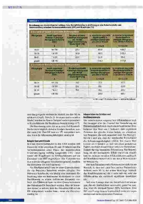 Vorschauseite 4: Auswertung epidemiologischer Studien