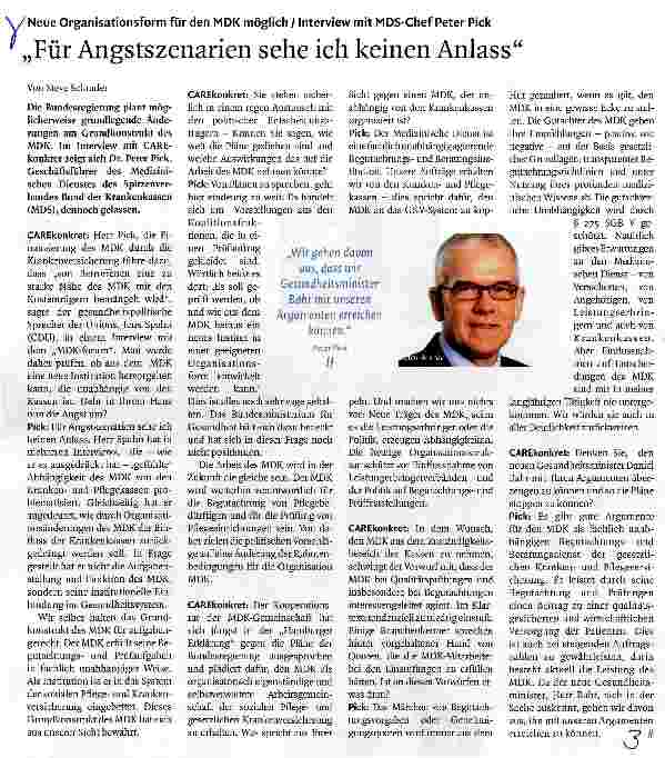 Vorschauseite 1: Für Angstszenarien sehe ich keinen Anlass